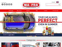 Tablet Screenshot of mafra.com